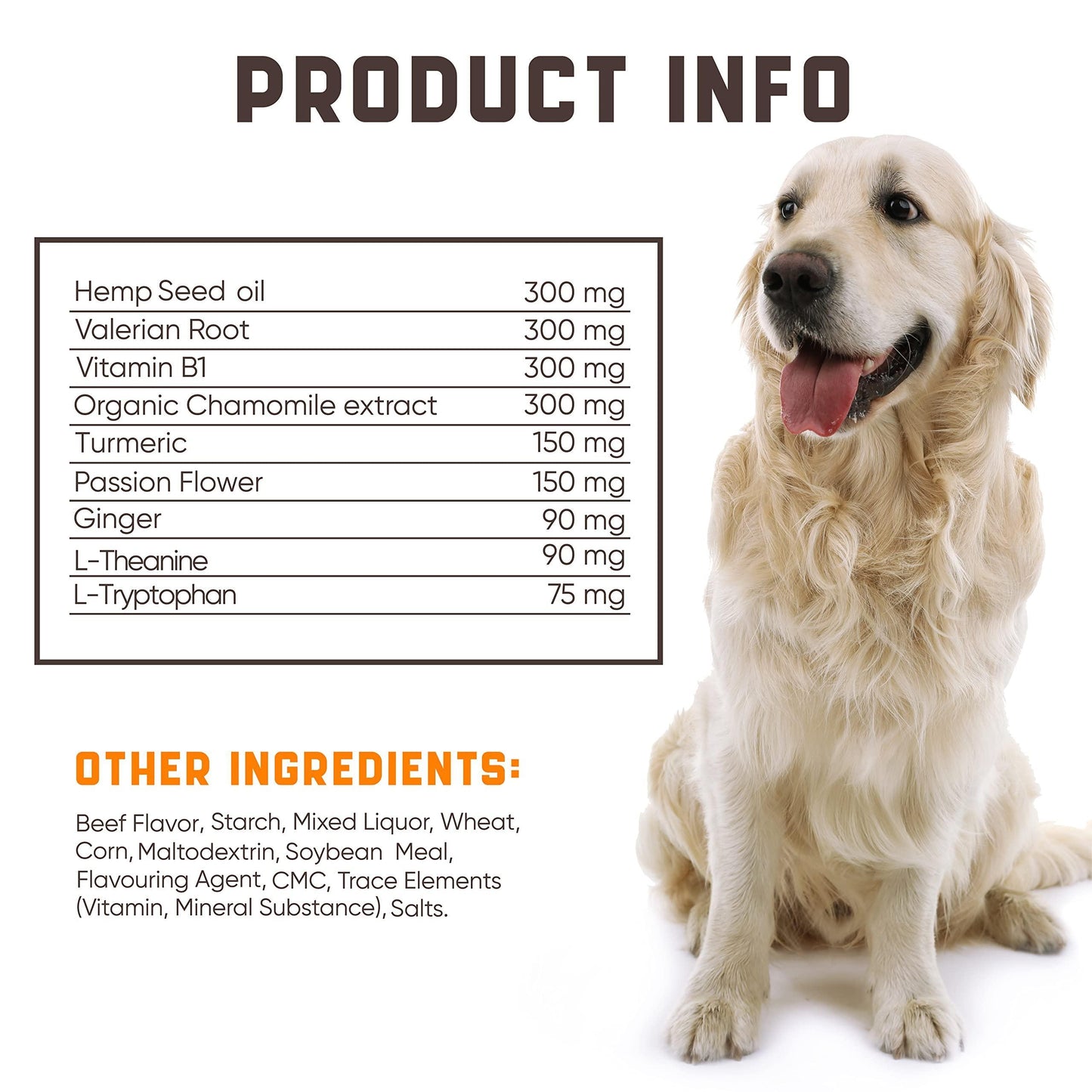 Kinpur Pet Care Calming Chews for Dogs with Hemp Oil Aid During