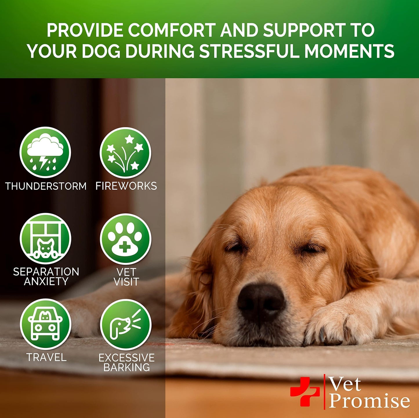 Hemp Calming Chews for Dogs with Anxiety and Stress Dog Calming