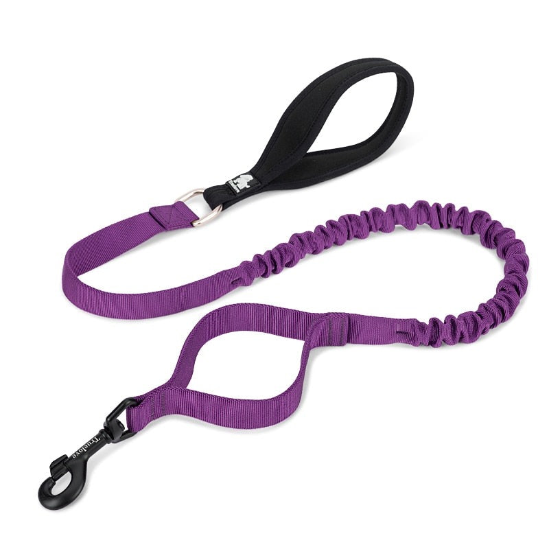 True Love Military Dog Leash 1.5 cm width and 1.4 m length - Purple S-1831155649665437697