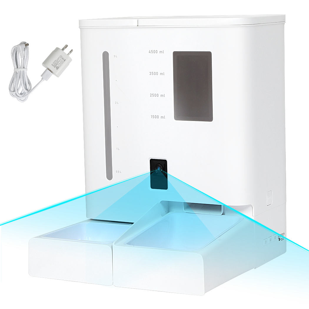 Pawz 2-in-1 Automatic Pet Cat Dog Feeder Water Set-1954802478805553160