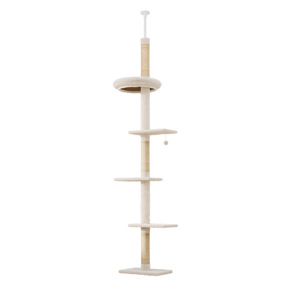 Pawz Cat Tree Tower Scratching Post Scratcher 230-275cm-1954802480449720328