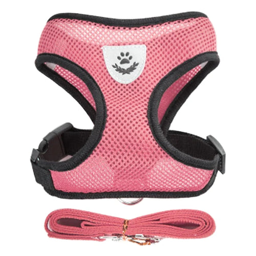 Cat Harness Leash Set for Small Dogs Adjustable Puppy Cat Harness Vest