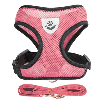 Cat Harness Leash Set for Small Dogs Adjustable Puppy Cat Harness Vest