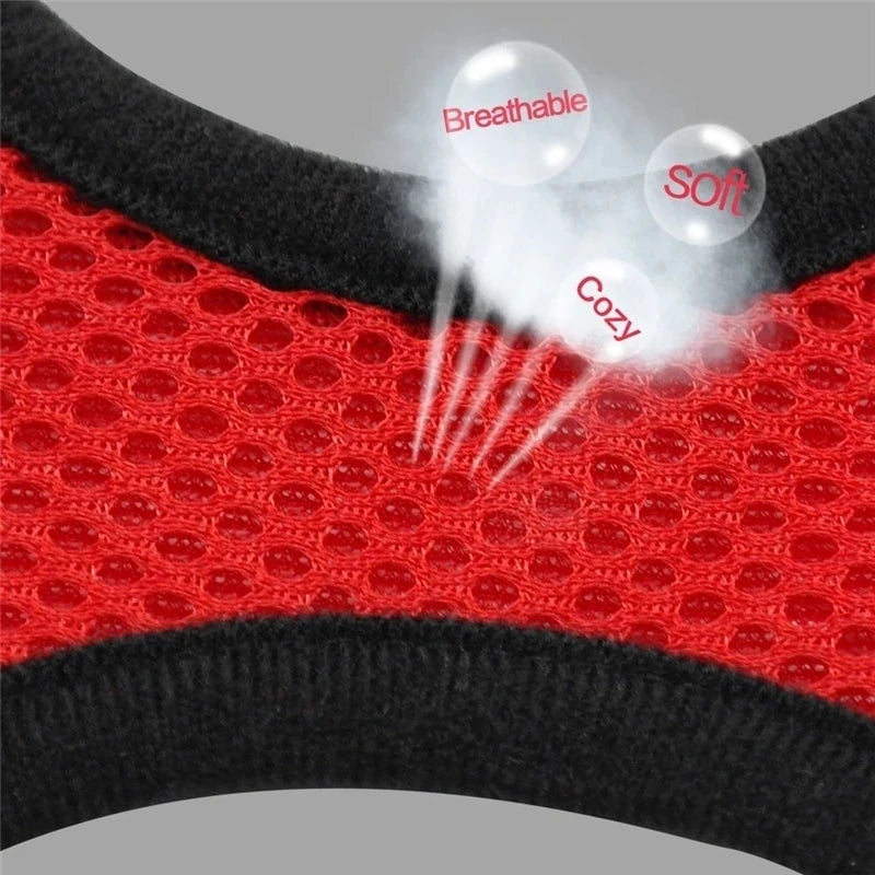 Cat Harness Leash Set for Small Dogs Adjustable Puppy Cat Harness Vest
