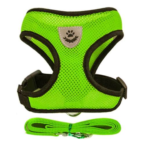 Cat Harness Leash Set for Small Dogs Adjustable Puppy Cat Harness Vest