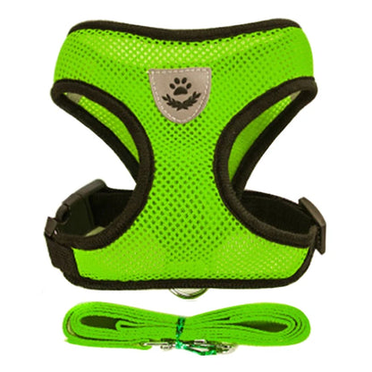 Cat Harness Leash Set for Small Dogs Adjustable Puppy Cat Harness Vest