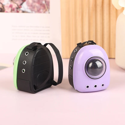 1:6 Doll Mini Backpack Cat Bag Pet Space Bag Travel Bag Dollhouse
