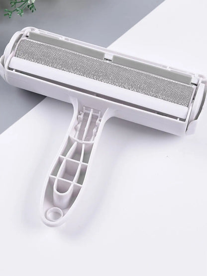 Pet Hair Roller Remover Lint Brush 2-Way Dog Cat Comb Tool Convenient