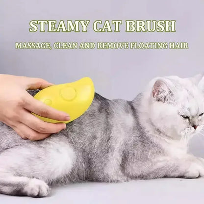 Dog Cat Steamy Brush Steam Brush Electric Sprayer for Massage Pet