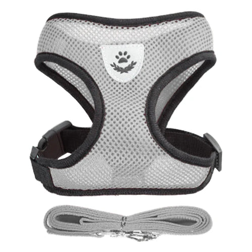 Cat Harness Leash Set for Small Dogs Adjustable Puppy Cat Harness Vest