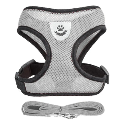 Cat Harness Leash Set for Small Dogs Adjustable Puppy Cat Harness Vest