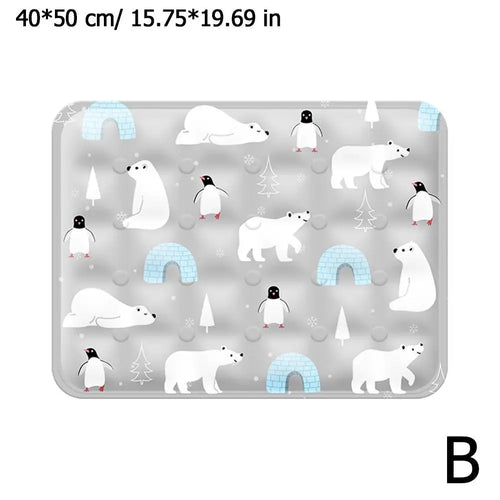 Pet Cooling Pad – Ice Mat for Dogs & Cats, Portable Summer Cooling Bed