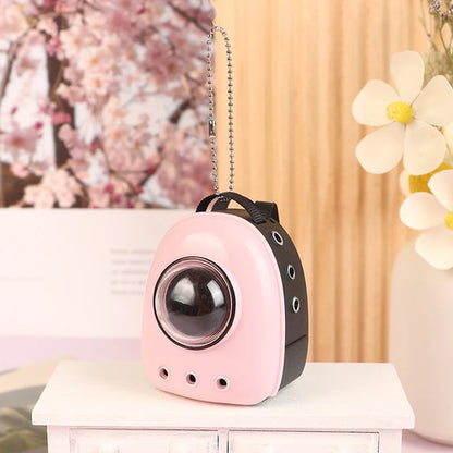 1:6 Doll Mini Backpack Cat Bag Pet Space Bag Travel Bag Dollhouse