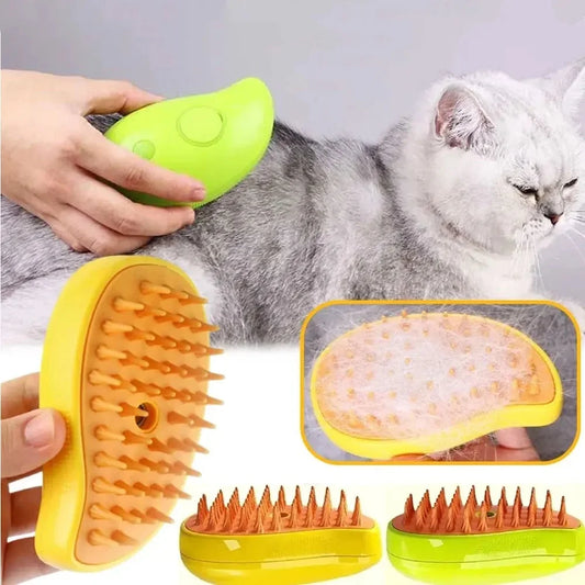Dog Cat Steamy Brush Steam Brush Electric Sprayer for Massage Pet