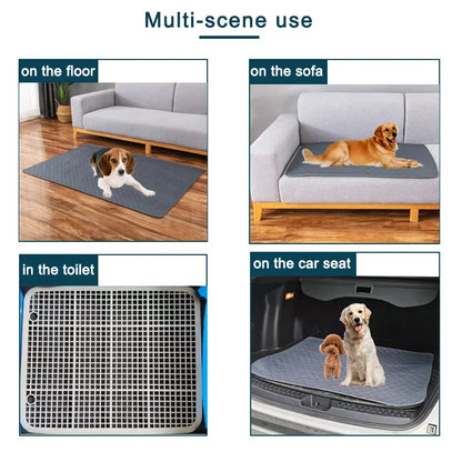 Reusable Pet Training Pad – 4-Layer Ultra Absorbent, Washable & Non-Slip