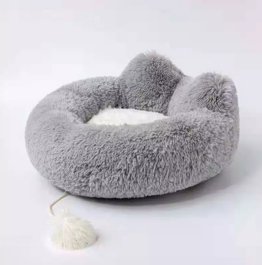 Cozy Plush Pet Bed – Ultra-Soft, Non-Slip, Washable Dog & Cat Bed