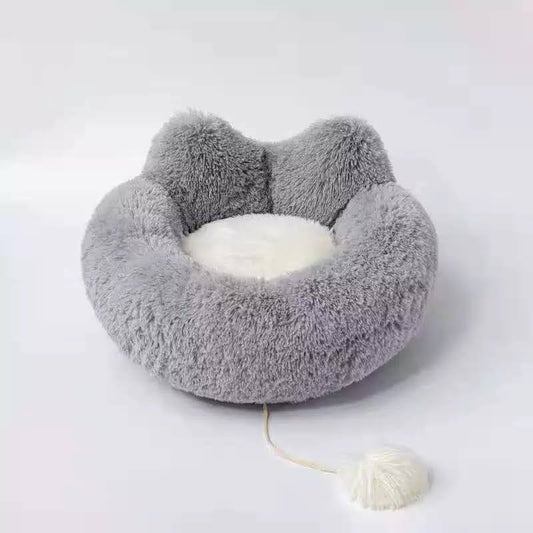 Cozy Plush Pet Bed – Ultra-Soft, Non-Slip, Washable Dog & Cat Bed