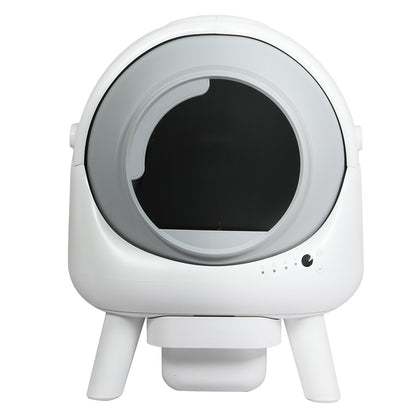 PaWz Smart Self Cleaning Cat Litter Box APP Control White-1954802488557309953