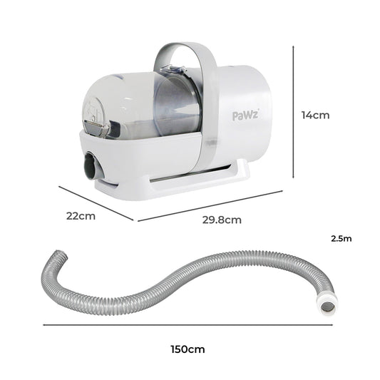 PaWz Pet Grooming Kit Vacuum Hair Dryer Remover-1954802575849164802